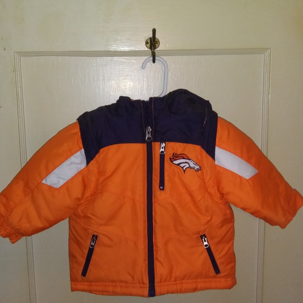 Infant Broncos hooded jacket